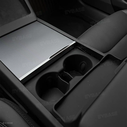 Model Y Juniper/ YL/ 3 Highland Silicone Center Console Cup Holder Insert Armrest Storage Organizer