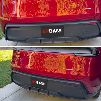 Model Y Juniper Rear Diffuser Rear Bumper Lip ABS Spoiler Trim for Tesla