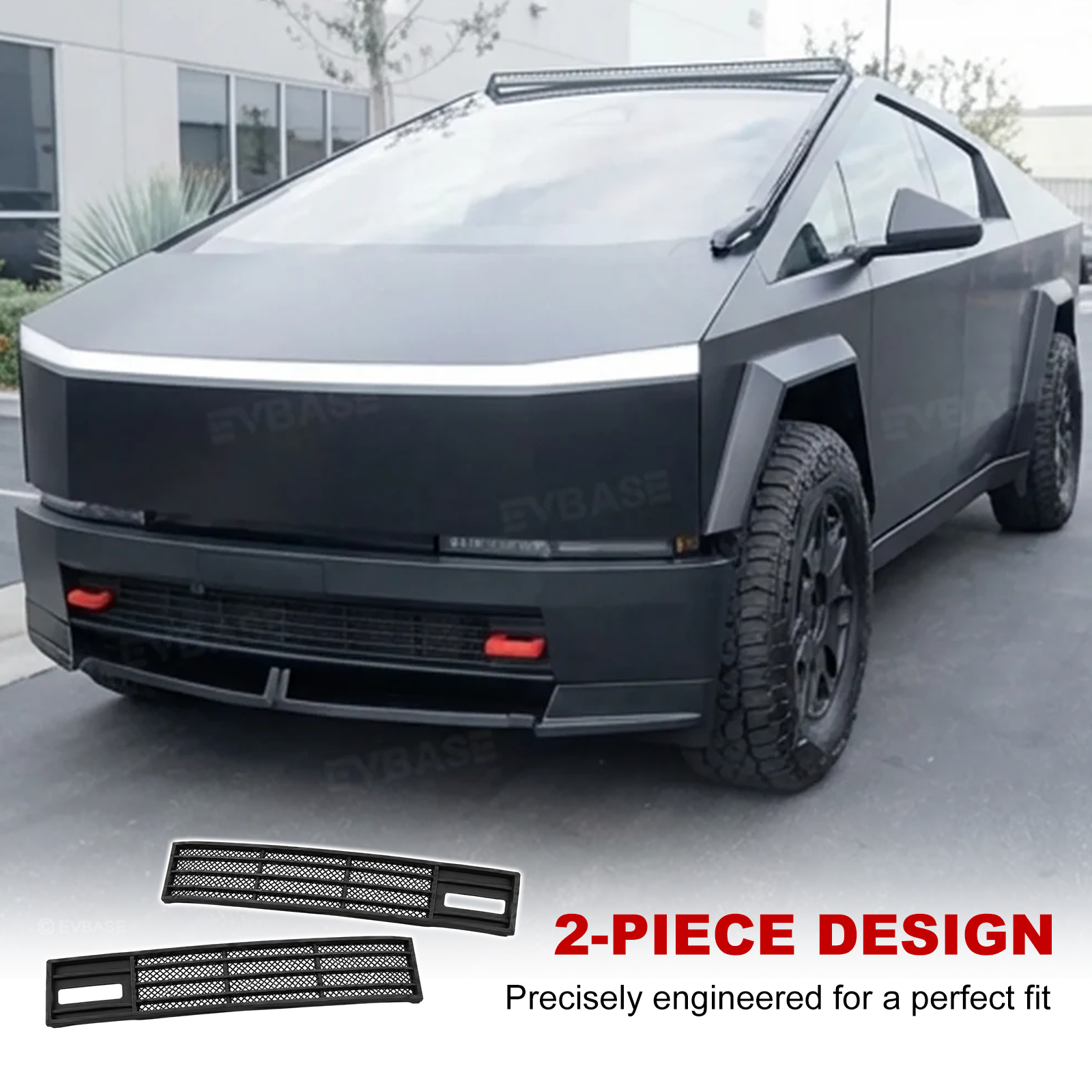 Cybertruck Grille Mesh Insert Front Lower Bumper Protective Mesh Grille Panel Covers Bug & Debris Screen Protector