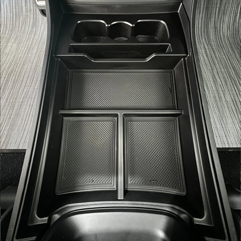 Cargo Box Rivian R1s Rivian R1T R1S Lower Center Console Tray Storage Insert Box With Cup H ...