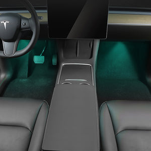 EVBASE Tesla Model 3 Y Rear Footwell LED Lighting Ambient Lights Tesla Interior Accessories