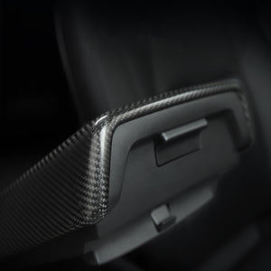 EVbase Tesla Central Control Armrest Box Cover Real Carbon Fibre Für Model 3 Y 