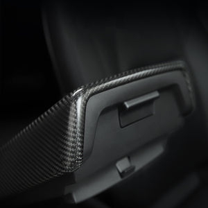 EVbase Tesla Central Control armrest Box Cover Real Carbon Fiber For Model 3 Y