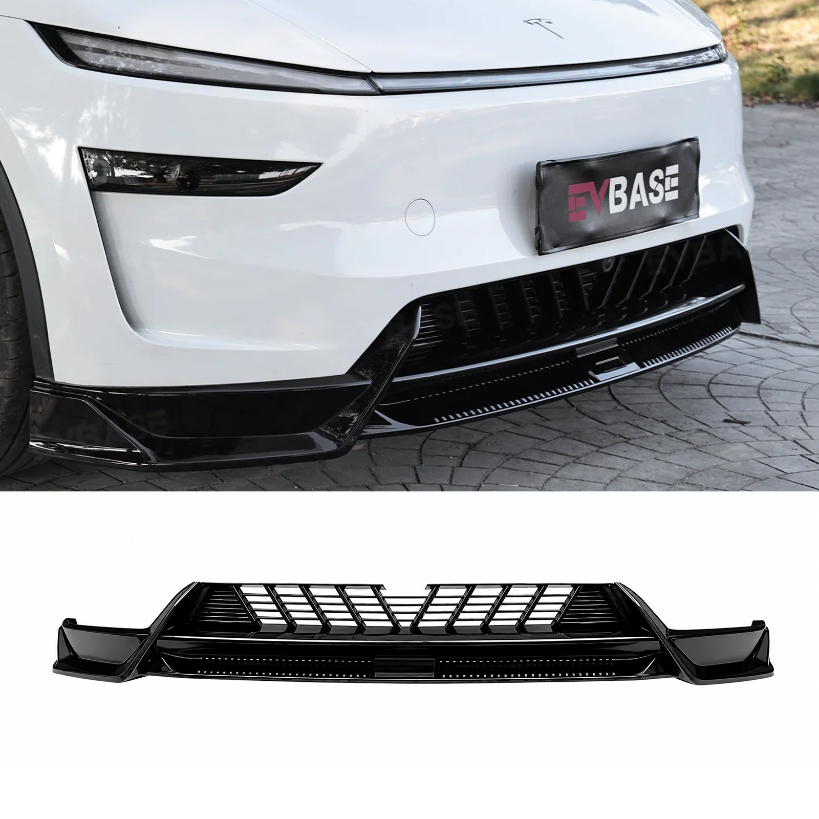 Model Y L Body Kit Full Aero Front Lip & Side Skirts & Rear Diffuser for Tesla