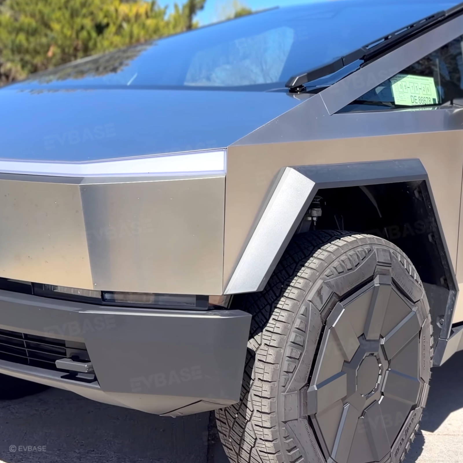 Cybertruck Wheel Fairing Delete Covers Off-Road Protection Mud Flaps No Drilling Splash Guards