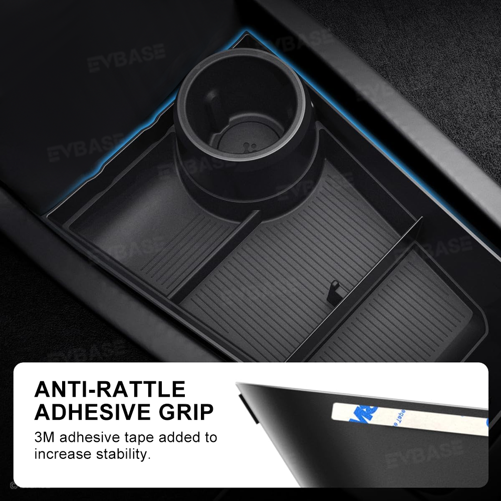 Lower Center Organizer for Rivian R2 Hidden Storage Box Interior Storage Insert Tray
