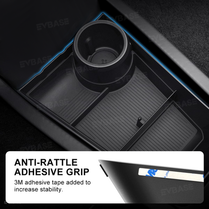 Lower Center Organizer for Rivian R2 Hidden Storage Box Interior Storage Insert Tray