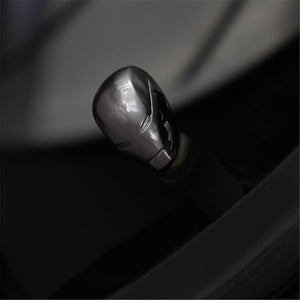 Iron Man Valve Stem Caps For Tesla Model 3/Y/X/S 2017-2023 4pcs