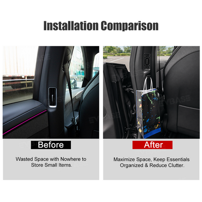 Model Y L Rear B-Pillar Air Vent Protective Covers with Hook