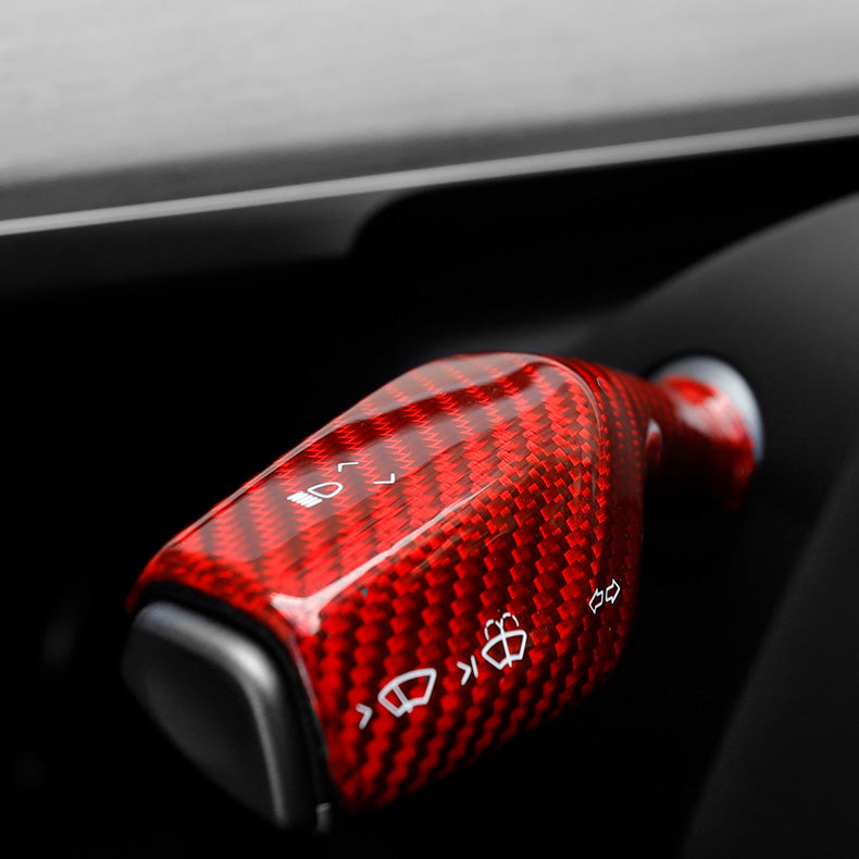 Model Y 3 Real Carbon Fiber Interior Accessories Column Gear Shift Cover for Tesla
