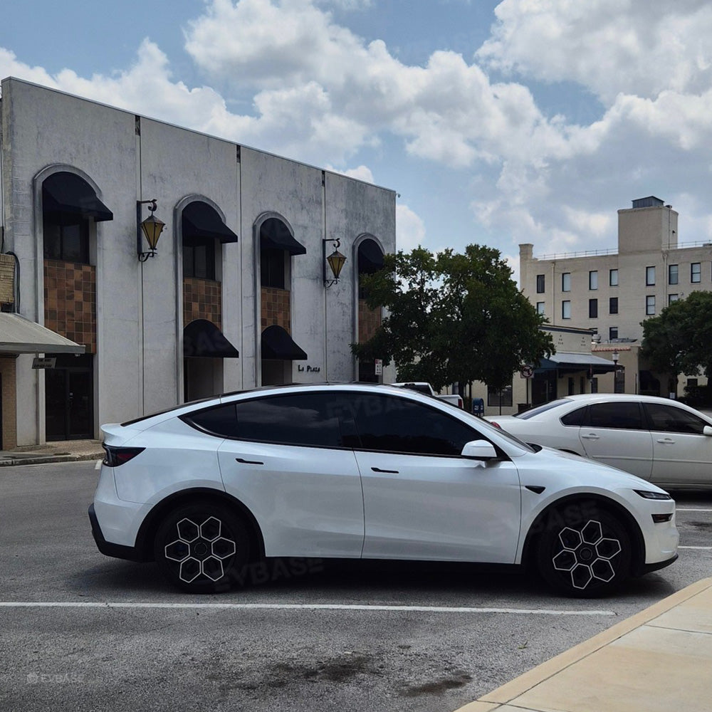 Model Y/ Y Juniper Wheel Covers 19 Inch Hex Wedge Hubcaps Honeycomb Wheels Style for Tesla