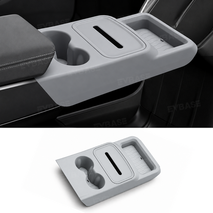 Model Y Juniper Standard Center Console Organizer Tray with Cup Holder & Tissue Box Holder