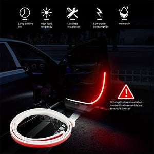 Tesla Model 3 Y X S Warning Light Door Strips Interior Ambient Light LED