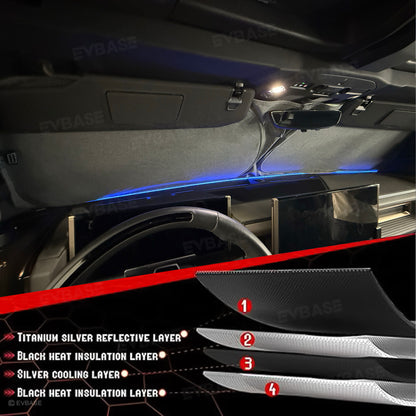Windshield Sunshade for Hummer EV Foldable Reflective Heat Protection Front Window Sun Visor