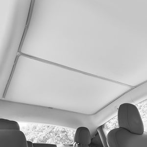 EVBASE Tesla Model 3 Y Roof Parasol 2023 Nueva actualización Glass Roof Roof Sun Shade