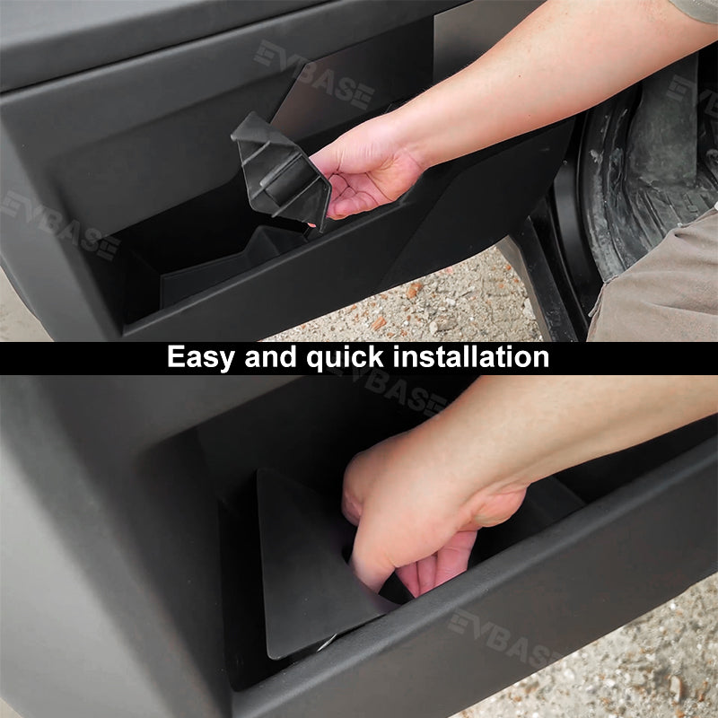 Tesla Cybertruck Charging Adapter Organizer Durable Waterproof ABS Door Dock Storage Box Interior Accessories