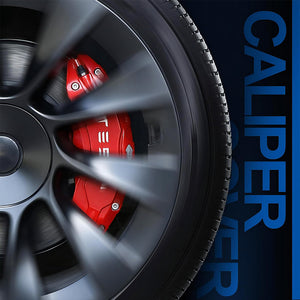 EVBASE Brake Caliper Cover Caliper Protector Fit for Tesla Model 3 / Y 18/19/20 inch