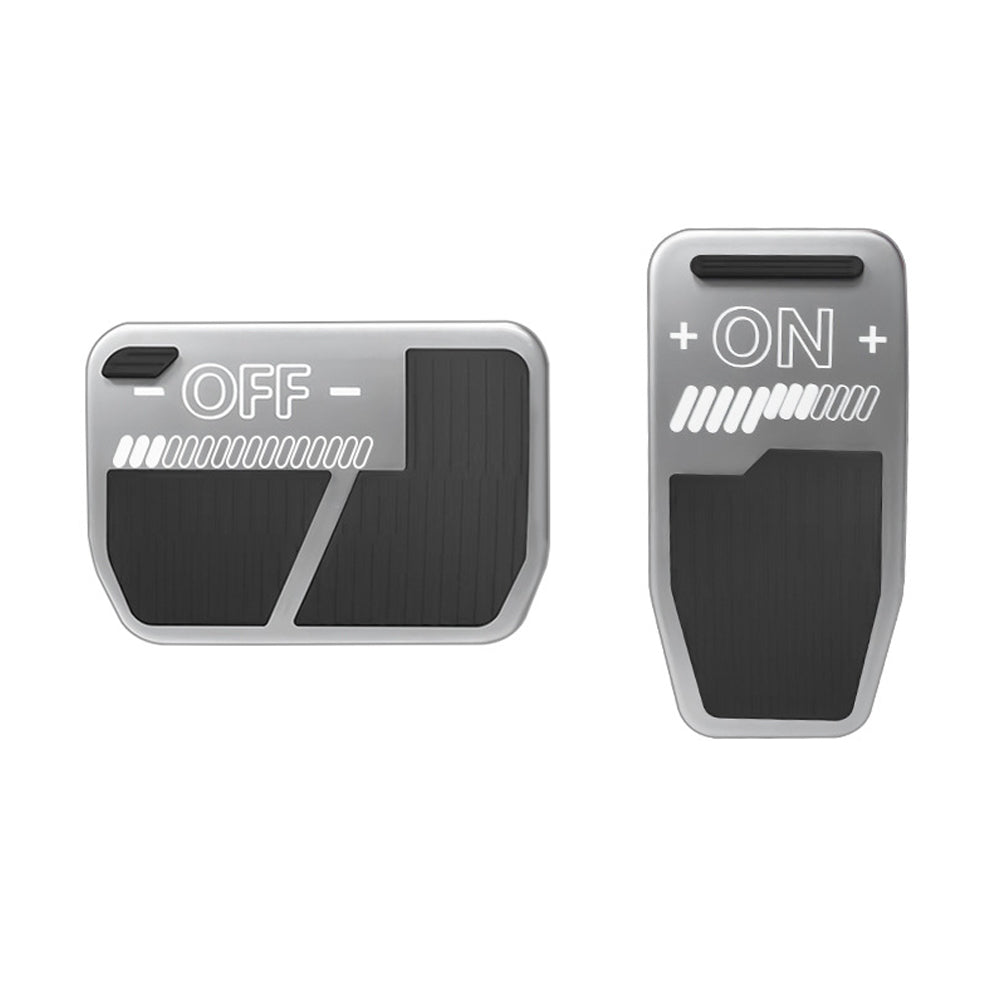 New Brake Pedal Covers Model 3 Y Non-Slip Performance Foot Silver Pedal Covers for Tesla