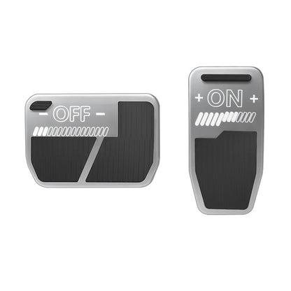 New Brake Pedal Covers Model 3 Y Non-Slip Performance Foot Silver Pedal Covers for Tesla