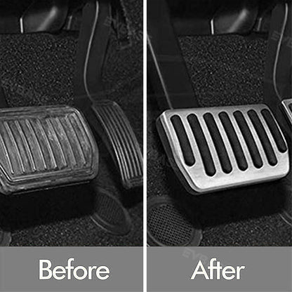 Model X S Brake Pedal Covers Non-Slip Performance Metal Foot Pedal Covers for Tesla