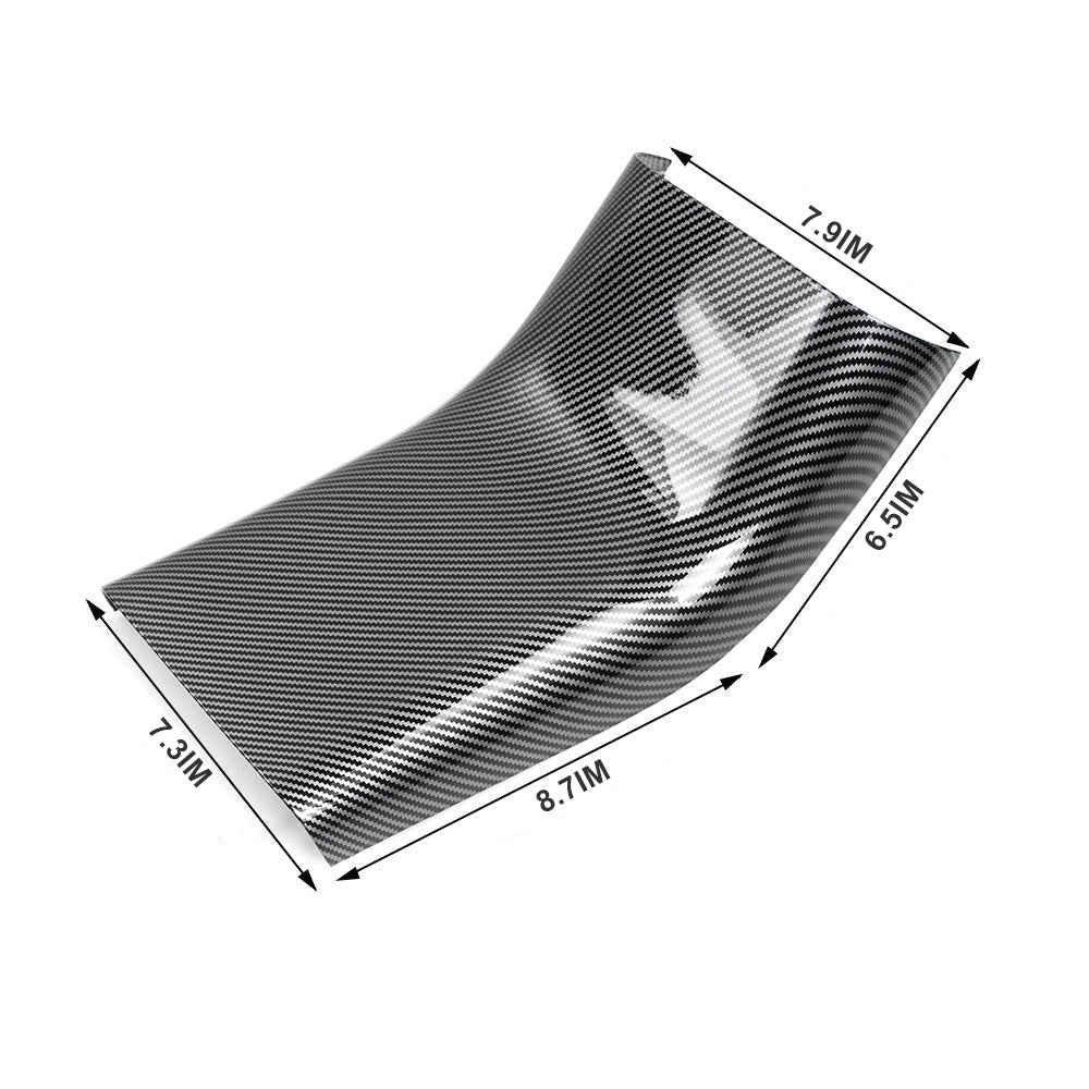 Model 3/Y Rear Door Sill Prevention Kick Plate Rear Guard Pedal | Carbon Fiber Texture for Tesla