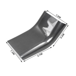 Tesla Model 3/Y Rear Door Sill Prevention Kick Plate Rear Guard Pedal | Carbon Fiber Texture