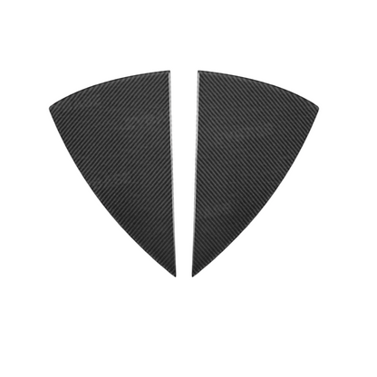 Model Y Juniper Dashboard Side Panel Trim Cover Real Carbon Fiber Front Door Slot Overlay