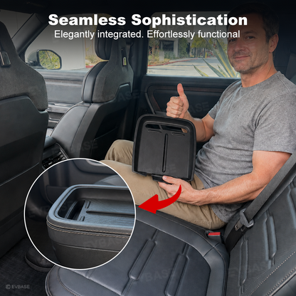 Center Console Wireless Charging Pad Liner for Rivian R2 Silicone Non-Slip Waterproof Protective Mat Phone Charging Area Liner