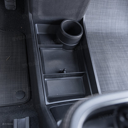 Lower Center Organizer for Rivian R2 Hidden Storage Box Interior Storage Insert Tray