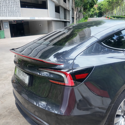 Carbon Fiber Rear Wing Spoiler for Model 3 Highland/ Y Juniper with Performance Style Redline Rear Trunk Spoiler