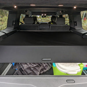 EVBASE R1S Trunk Cargo Cover Rivian R1S Retractable Cargo Cover Luggage Shield Shade for Rivian R1S Accessories
