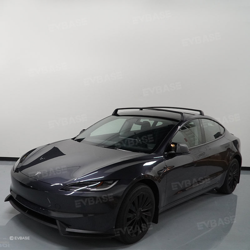 Tesla Model 3 Y Crossbar Roof Rack Lockable Cargo Carrier 2PCS – EVBASE ...