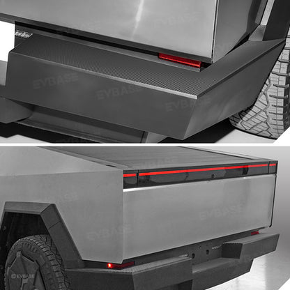Cybertruck Tailgate Step Vinyl Wrap Cover Rear Bumper Truck Bed Cap Protective Trim Sticker for Tesla