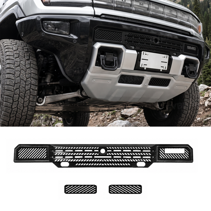 Hummer EV Front Bumper Grille Mesh Insert Front Radiator Protection Bug & Debris Screen