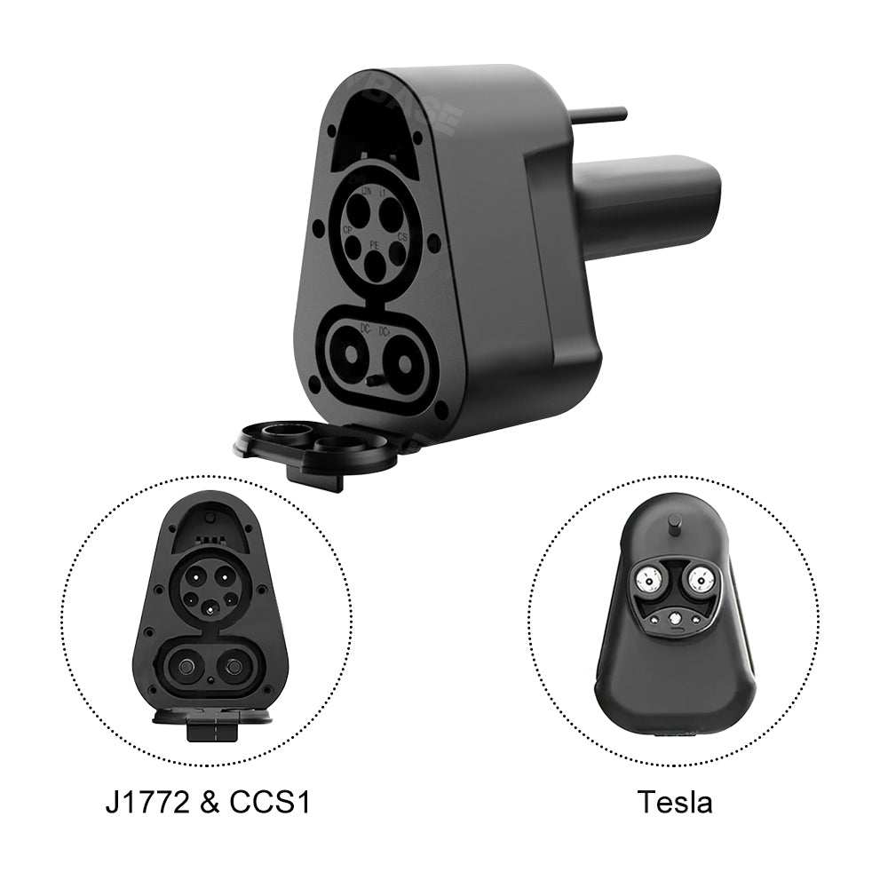 Tesla Cybertruck J1772 CCS1 to Tesla Charging Adapter for Tesla Cybertruck DC Fast Charging
