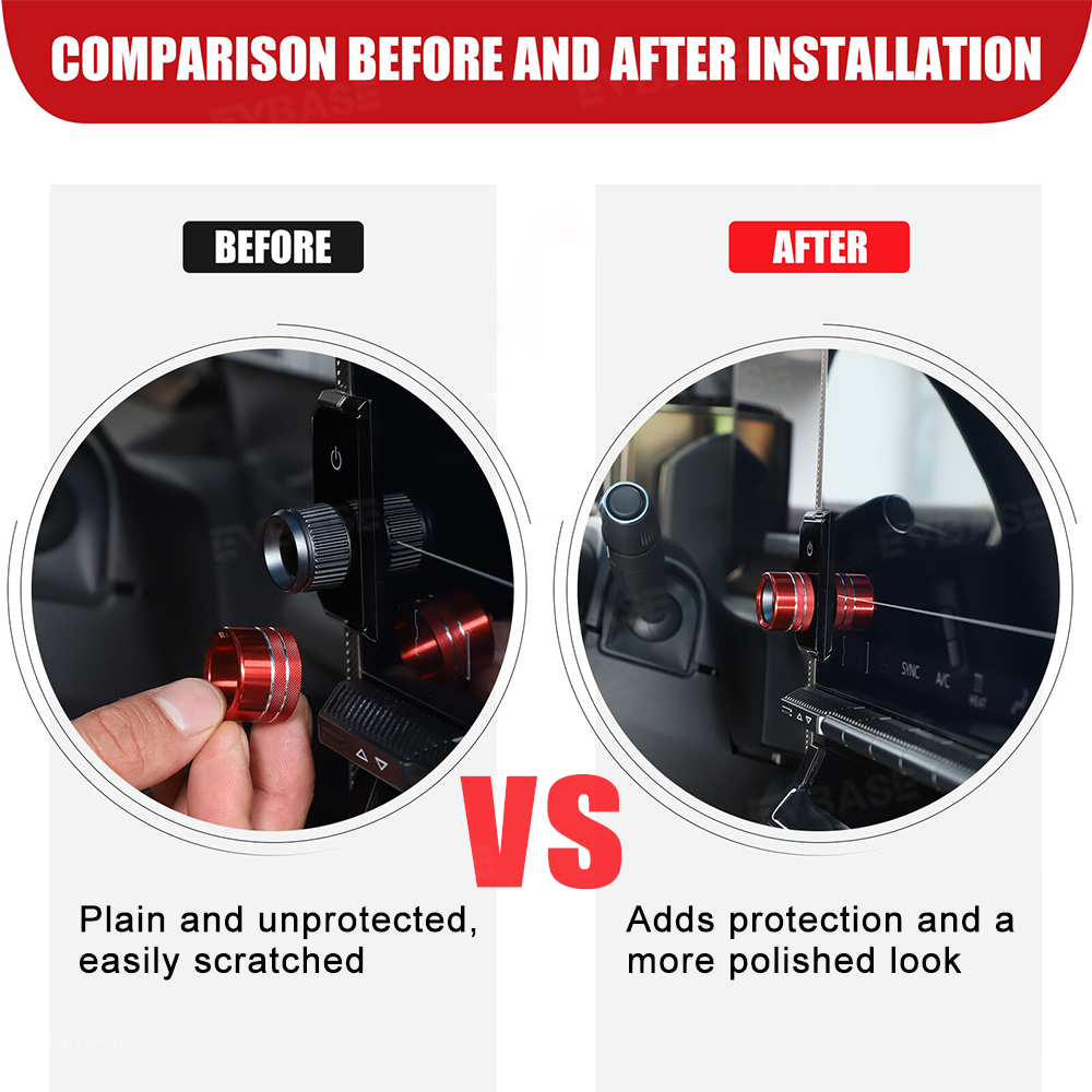 Hummer EV Center Console Volume Knob Ring Cover Aluminum Multimedia Tune Knob Trim Cover