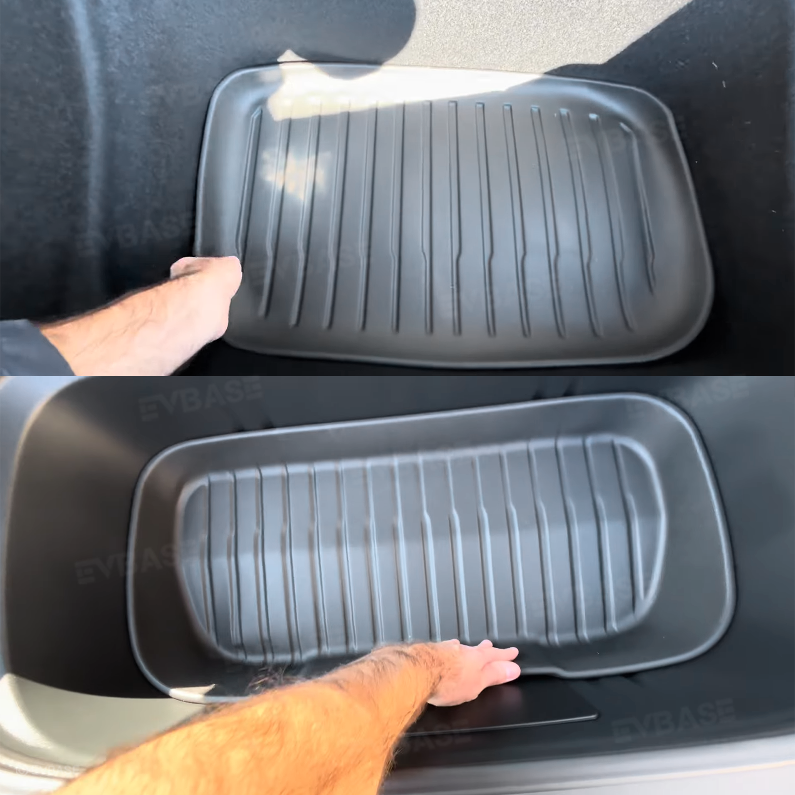 Tesla Model Y Juniper Floor Mat TPE Anti-Slip Trunk Mat Cargo Liner Back Seat Cover All Weather Protection