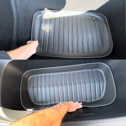 Tesla Model Y Juniper Floor Mat TPE Anti-Slip Trunk Mat Cargo Liner Back Seat Cover All Weather Protection