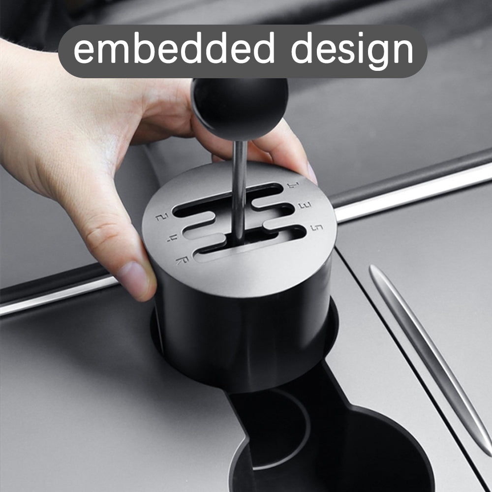 EVBASE Tesla Model 3 Y Cup Holder Shifter Fake Shifter Toy Model 3 and Y Accessories