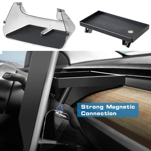 Tesla Model 3 Y Under Screen Storage Tray Center Console Organizer Tissue Holder Tesla Accessories