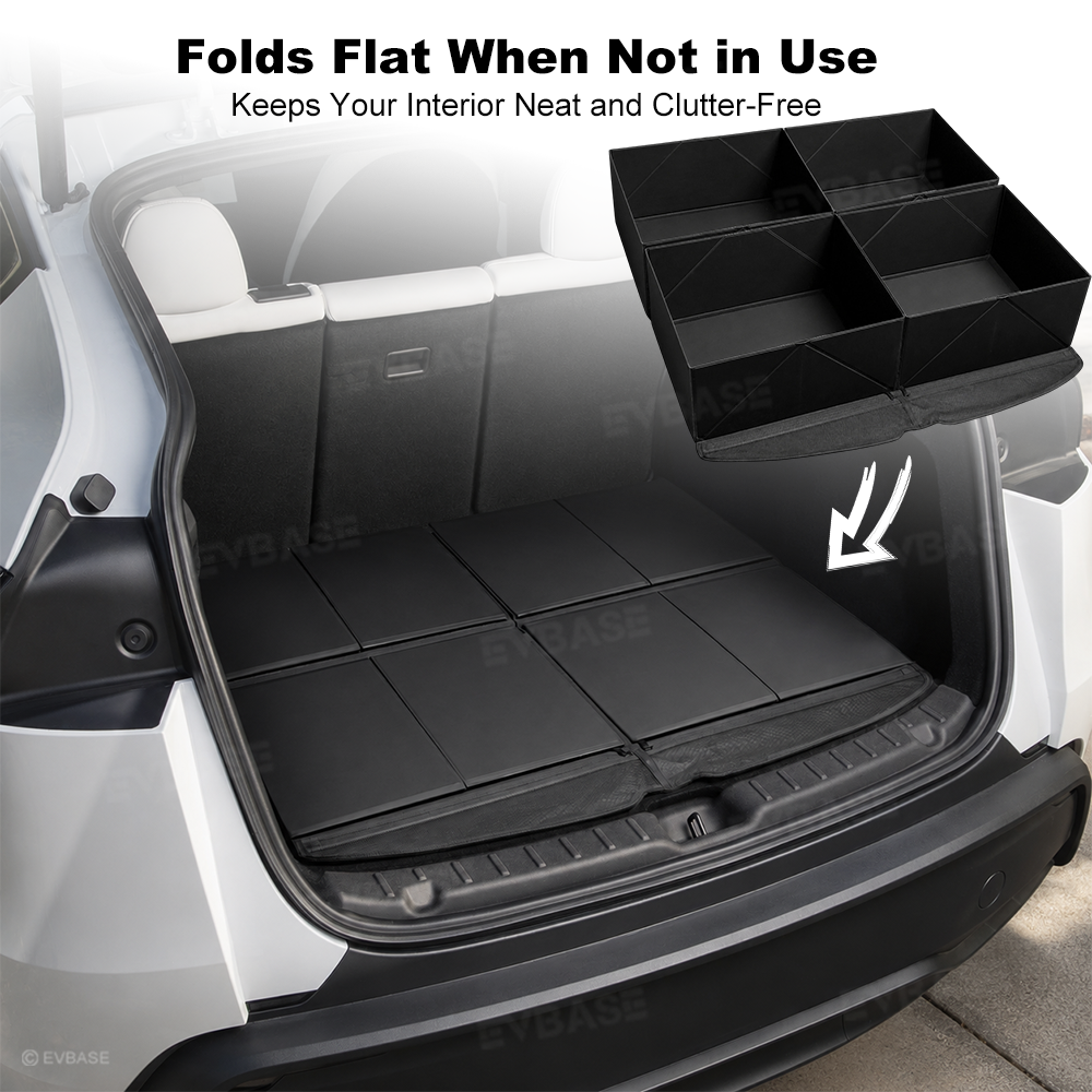 Model Y Juniper Expandable Trunk Organizer Foldable Trunk Cargo Storage Organizer