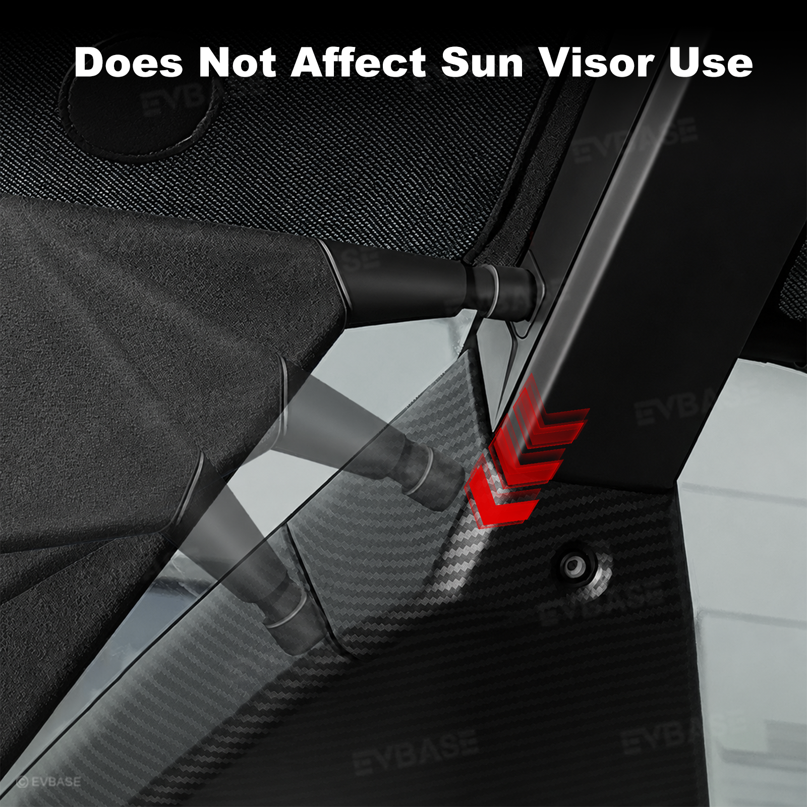 Cybertruck Upper Front Windshield Sun Shade Anti-Glare Mesh Visor