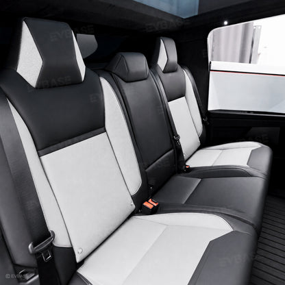 Cybertruck Seat Covers Waterproof Nappa Leather Cyberpunk-Inspired Style Seat Protector