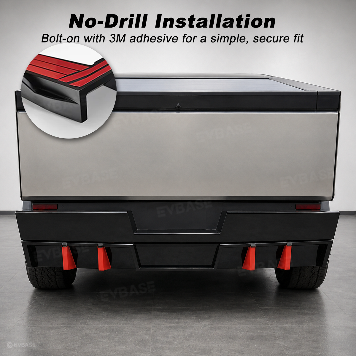 Cybertruck Rear Diffuser Aggressive Performance Styling ABS Rear Bumper Diffuser