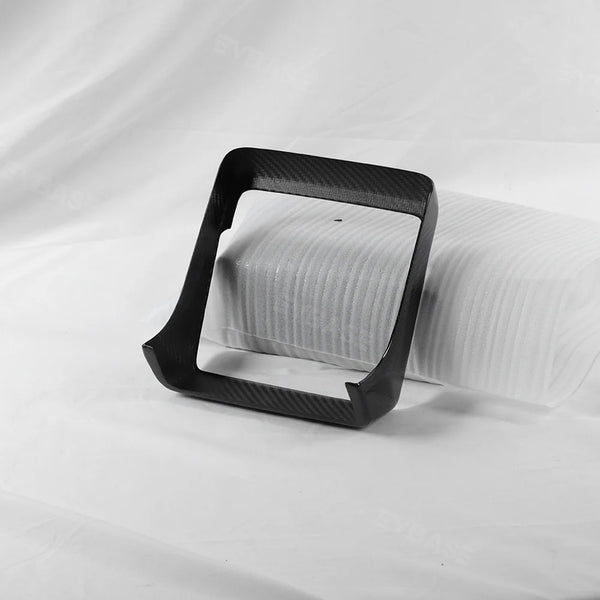 Tesla Cybertruck Rear Screen Frame Cover Real Carbon Fiber Rear Air Ve ...