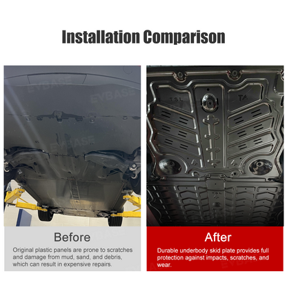 Model Y/ Y Juniper & Model 3/ 3 Highland Skid Plate Overlanding & Ultra Protection Aluminum Alloy Underbody Protection Cover