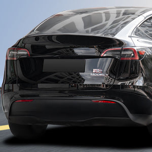Copertina del logo dell'auto sportiva Tesla PLAID per il modello 3 Y X S