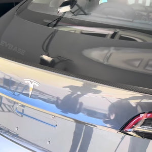 Tesla Model 3 Y Carbon Fiber Spoiler Tesla Real Carbon Fiber Spoiler Wing