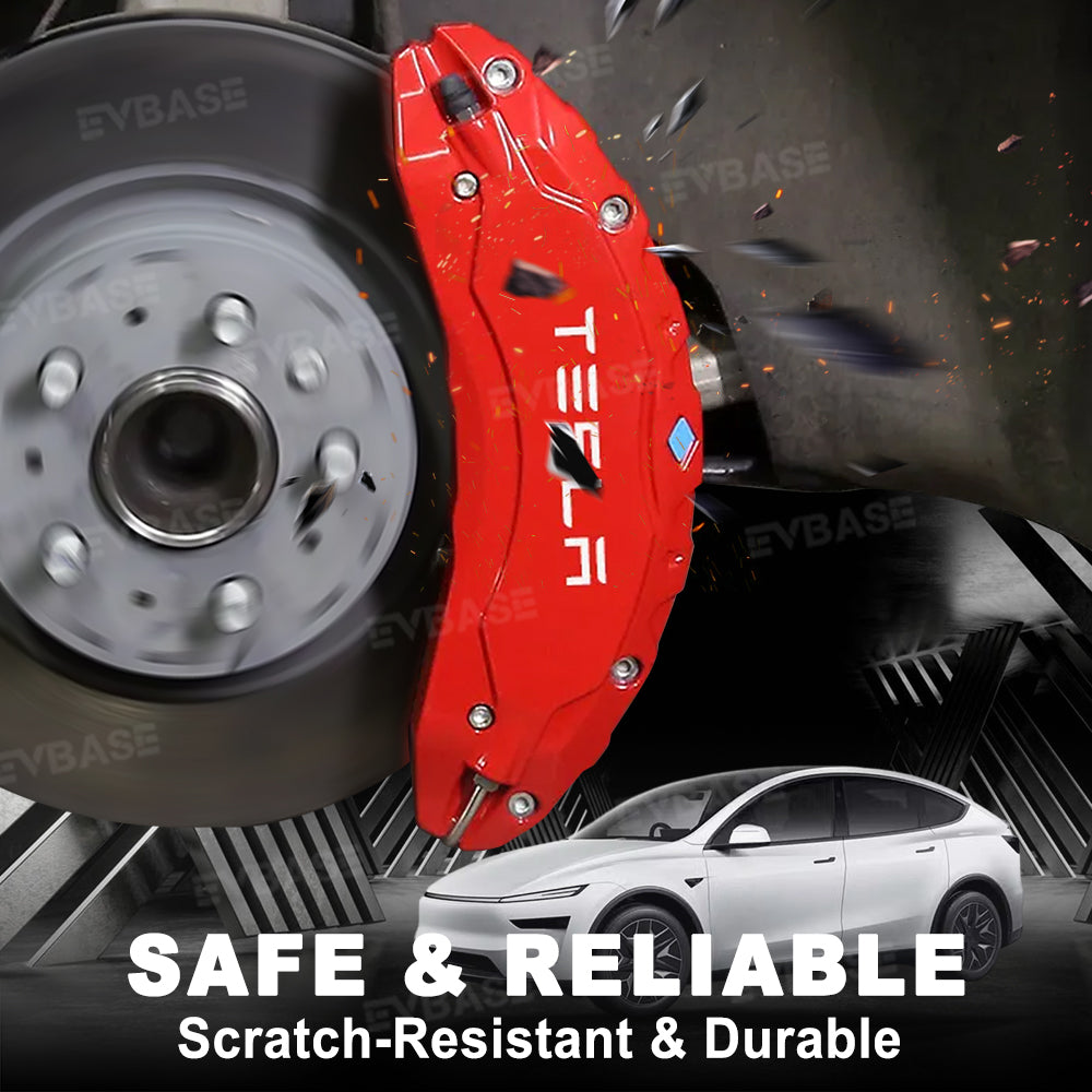 Model Y L Brake Caliper Covers Set Performance Look Brake Caliper Protector Precision Bolt-On