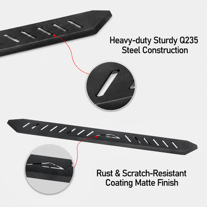 Cybertruck Running Boards Heavy-Duty Anti-Slip Side Steps Nerf Bars Exterior Brackets for Tesla